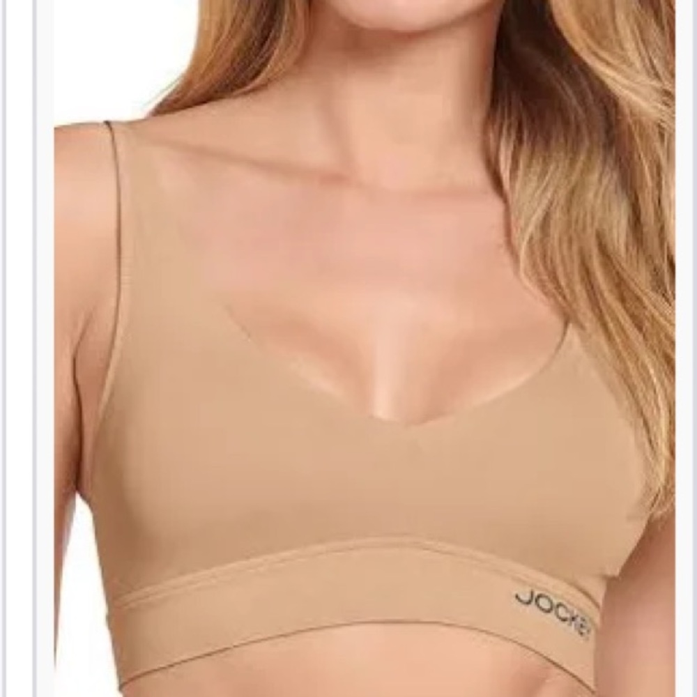 🔥10 for $100🔥 Jockey bralette beige NEW with padded bump